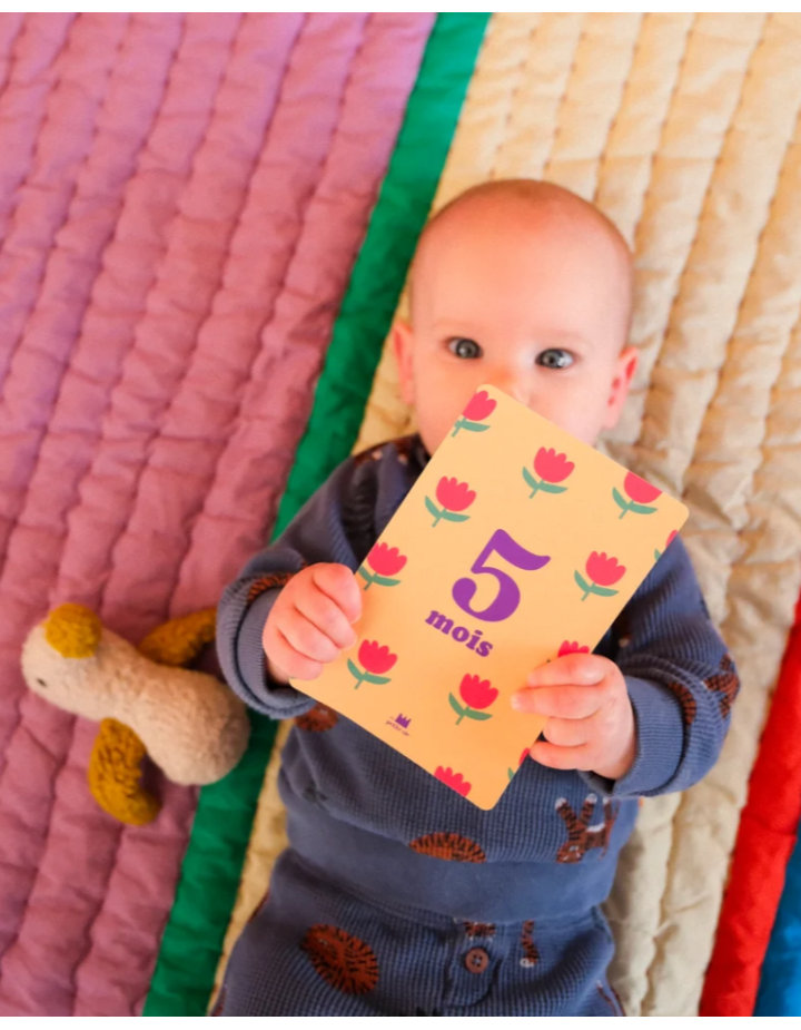 Cartes étapes bébé Mes 12 premiers mois | Ma Petite Vie