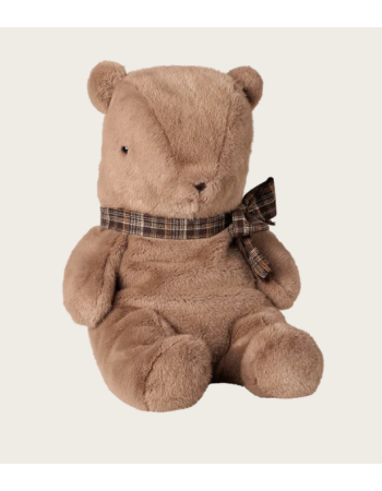 Grand ours en peluche Maileg 46 cm Dark Mushroom