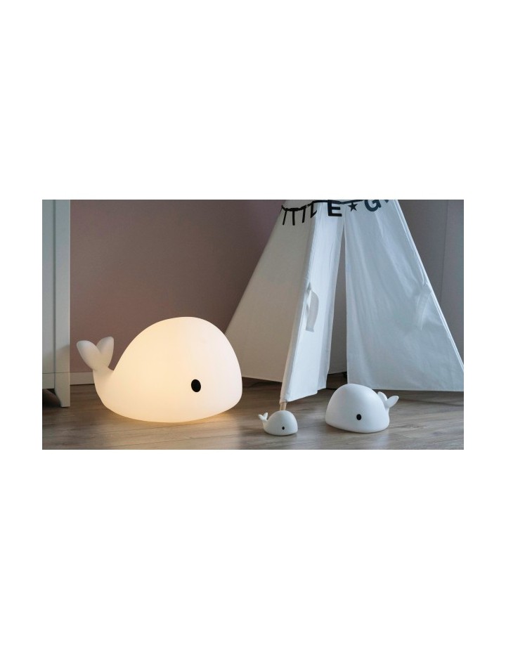 Veilleuse baleine Moby medium de Flow