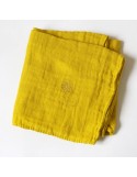 Lange brodé moutarde - BARNABE AIME LE CAFE