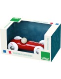 VILAC - Voiture Grand Prix vintage PM en bois rouge