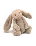 Lapin Bashful Beige Jellycat Medium – Doudou bébé doux