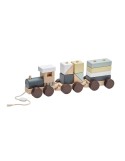 Train avec cubes natural - KIDS CONCEPT