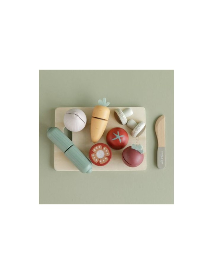Légumes à découper en bois - LITTLE DUTCH