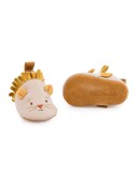 Chausson en cuir Lion Sous mon baobab