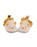 Chausson en cuir Lion Sous mon baobab