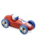 Voiture en bois Course GM rouge - VILAC