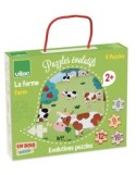 4 puzzles évolutifs ferme - VILAC