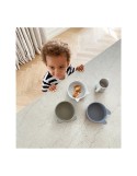 Lot de 4 bols en silicone blue mix - LIEWOOD Lot de 4 bols en silicone blue mix - LIEWOOD