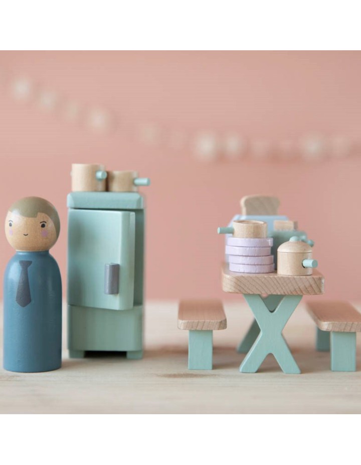Figurines pour maison de poupées en bois - LITTLE DUTCH Figurines pour maison de poupées en bois - LITTLE DUTCH